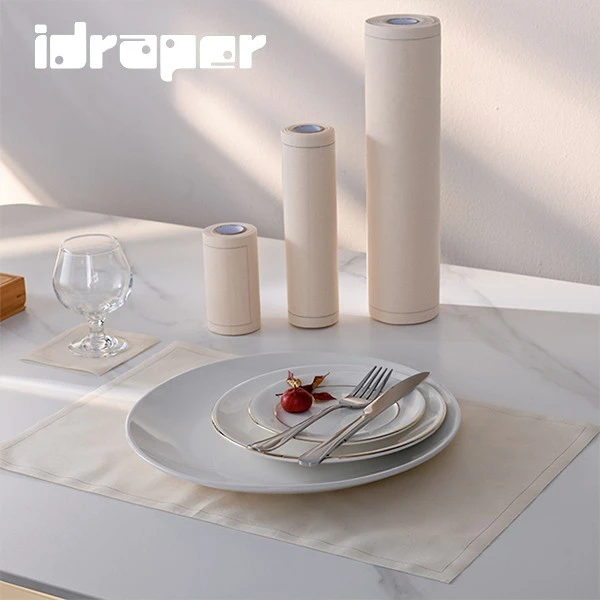 White Beverage Napkins Free Sample