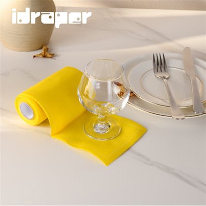 Gule bomullscocktailservietter