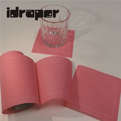Blush rosa klut servietter
