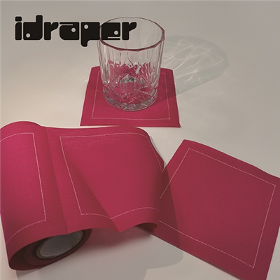 Varm rosa tøyservietter